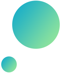 blue and green gradient circles